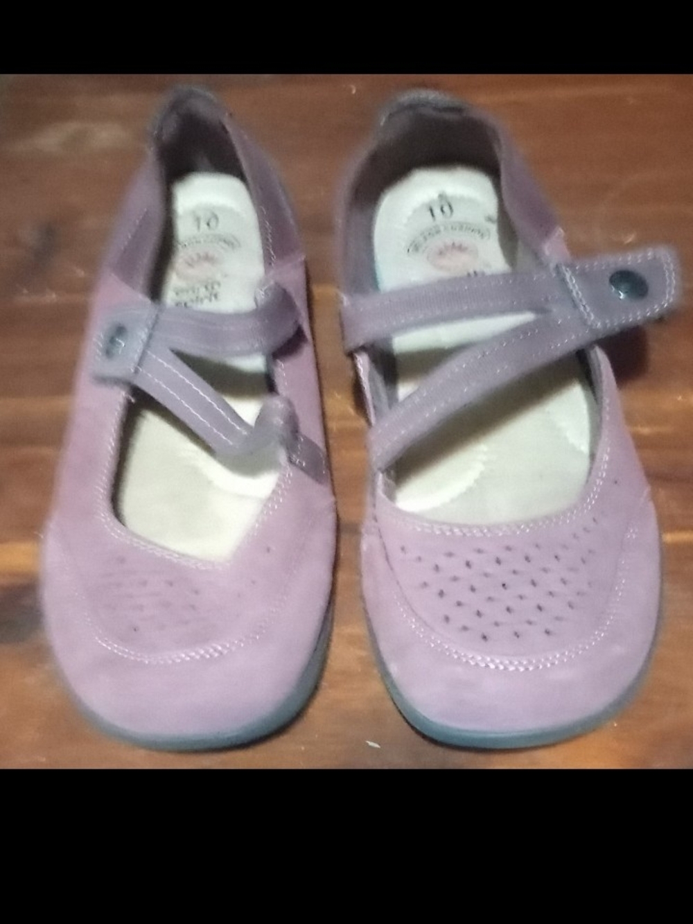 Earth Spirit Women's Mauve Mary Jane Flats